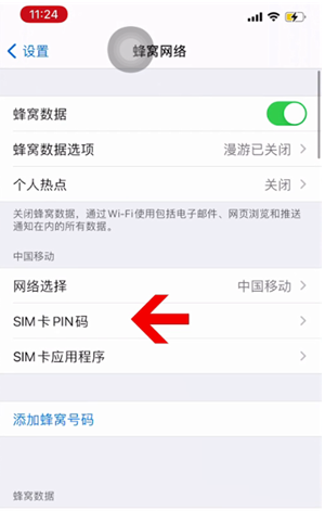 班玛苹果14维修网分享如何给iPhone14的SIM卡设置密码 